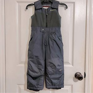 Weatherproof Dark Gray Overall Snowpants